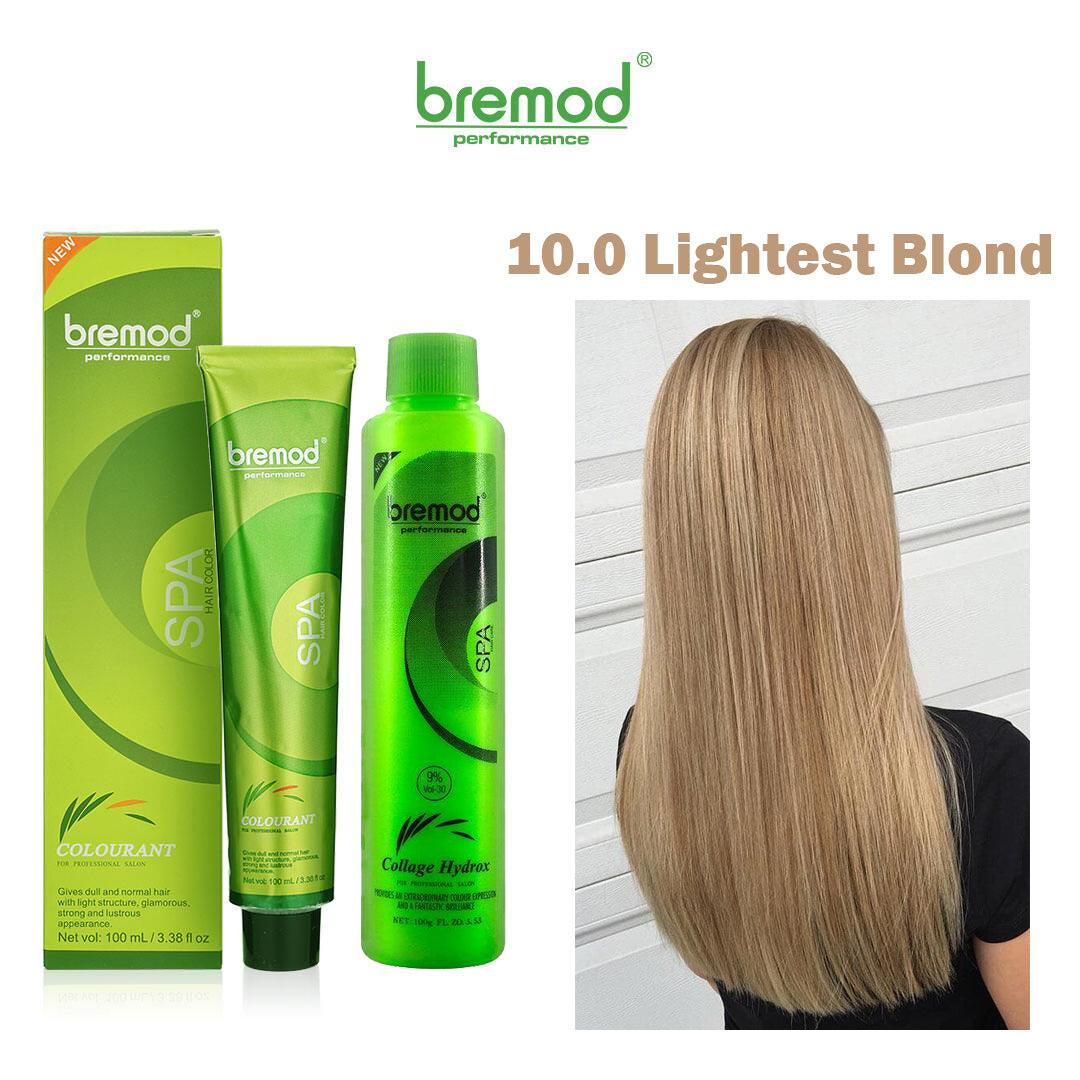 Bremod Performance 10.0 Lightest Blond Hair Color With Oxidizer - 100ml+100g