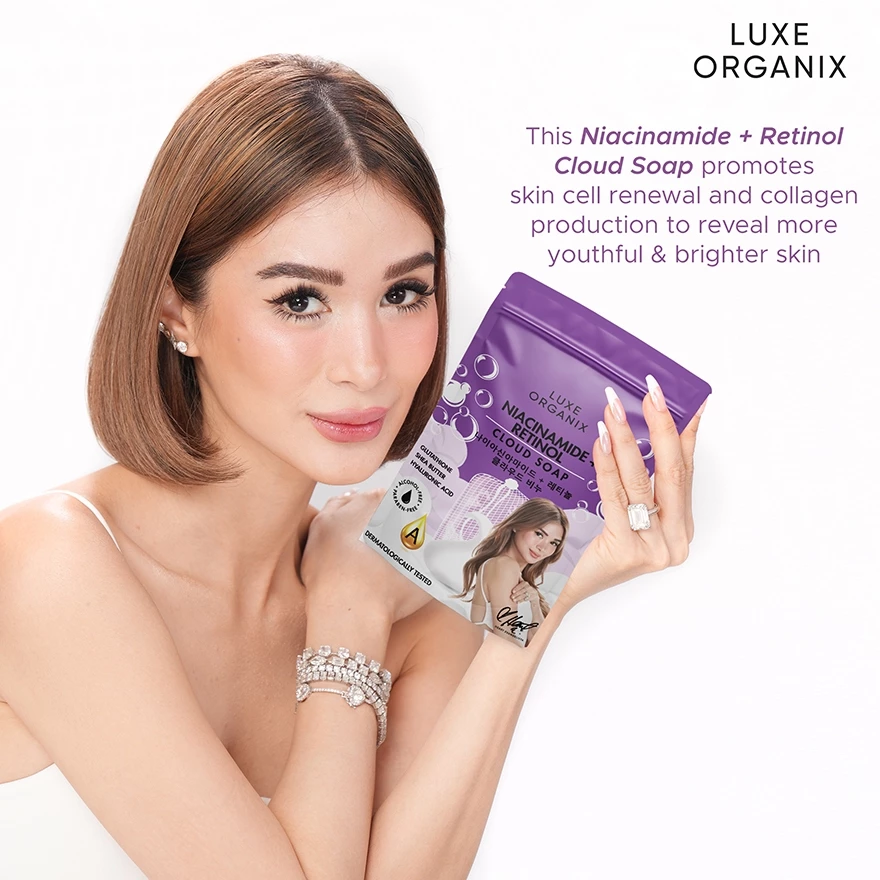 Luxe Organix Niacinamide + Retinol Cloud Soap - 180g