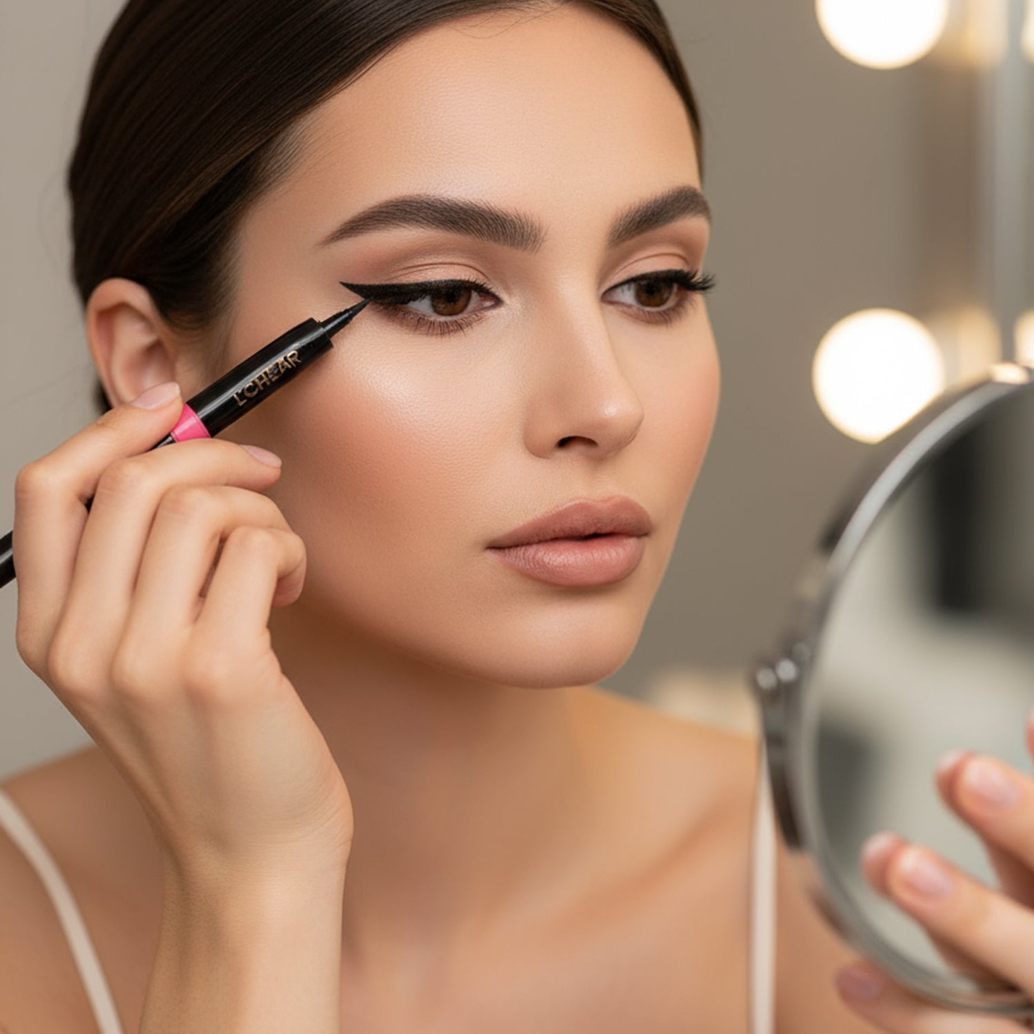 L'Chear Smooth Cool Black Liquid Eyeliner - 1g