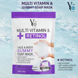 YC Multi Vitamin & Retinol Face & Body Gummy Soap Mask - 100g