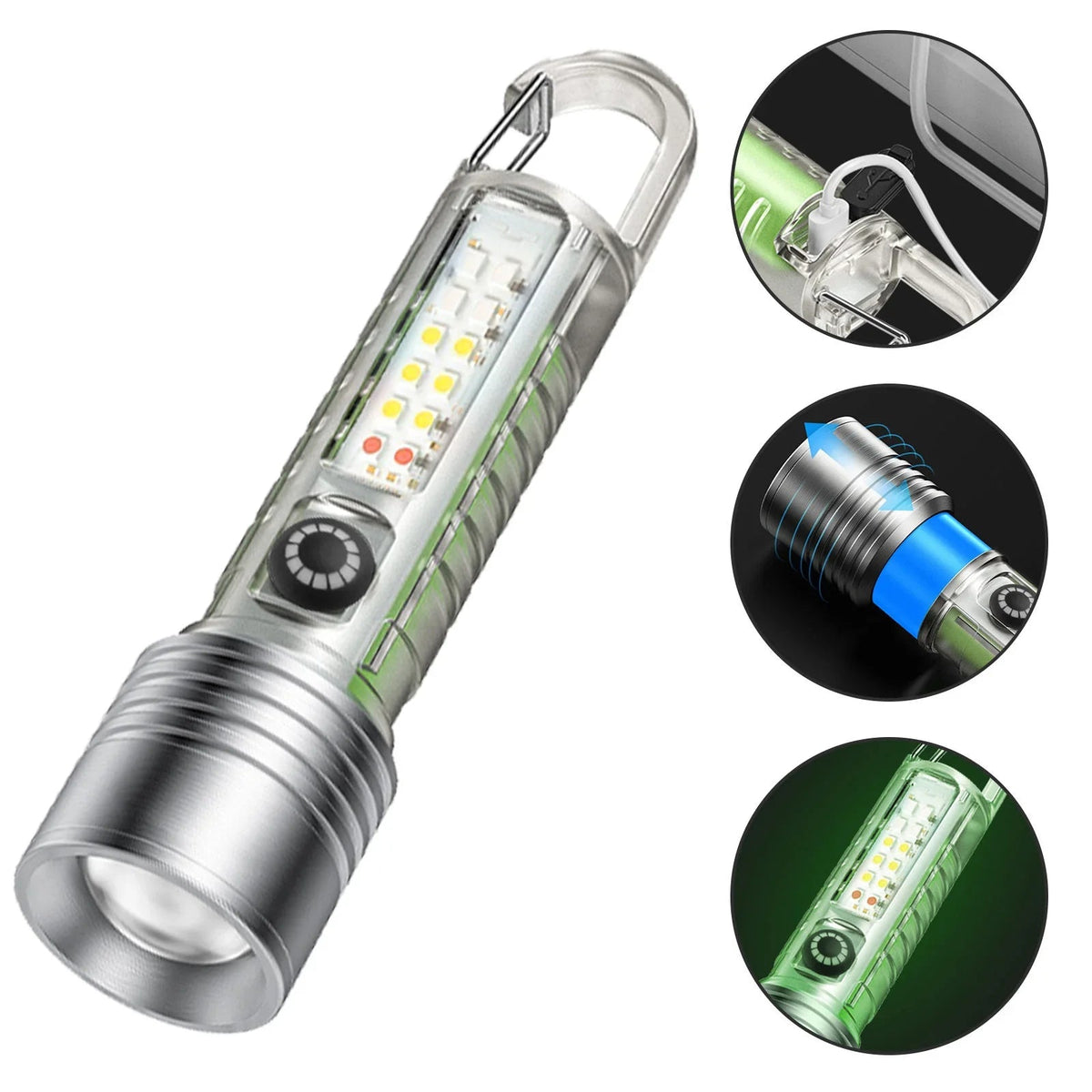 Rechargeable High Power Flashlight CX-530A
