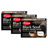 Renew Placenta Black Seed Hair & Body Soap - 90g (2+1) Offer
