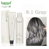 Bremod Performance 8.1 Gray Hair Color + Oxidant Cream 12% - 100ml+100ml