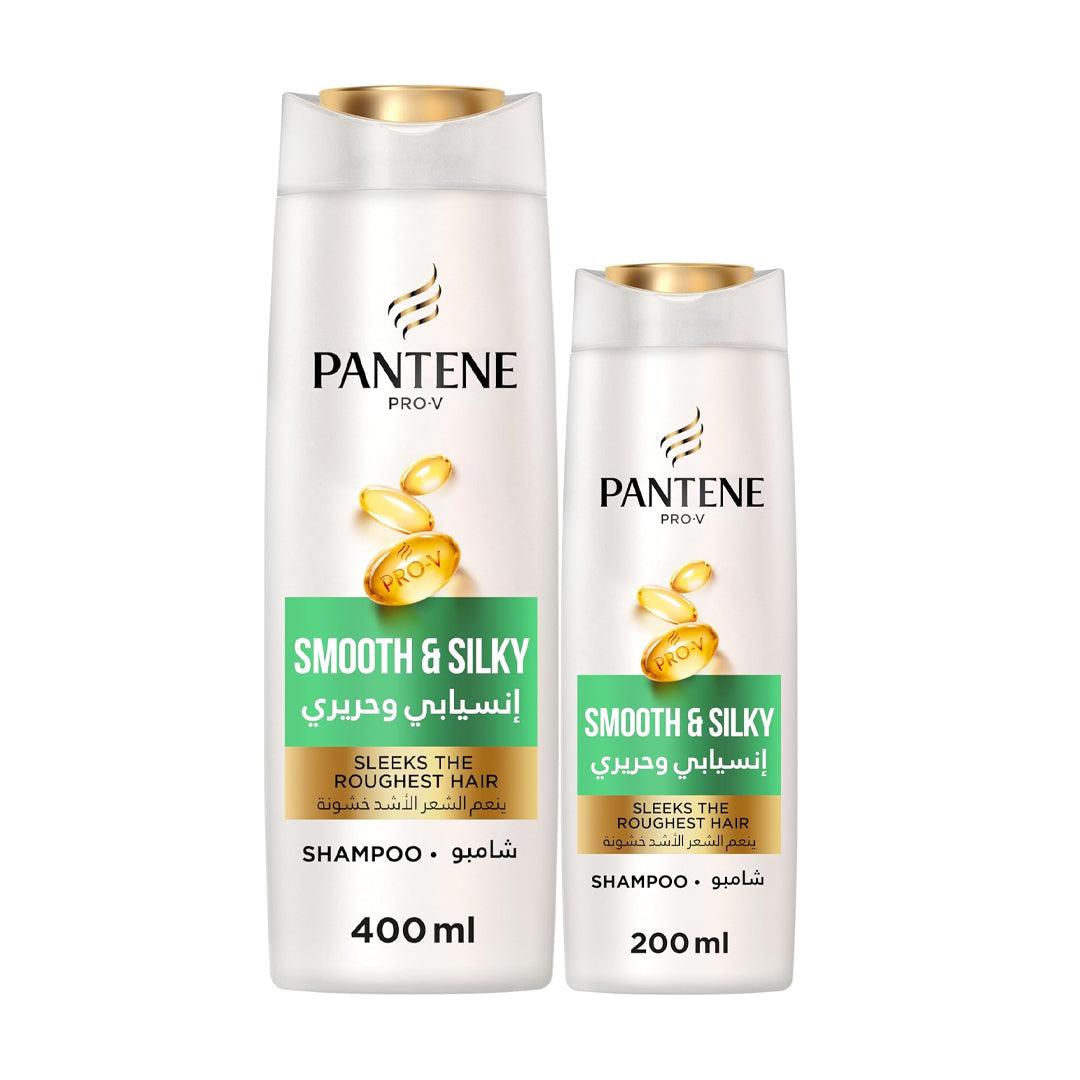 Pantene Pro-V Smooth & Silky Shampoo 400 ml + 200 ml Free