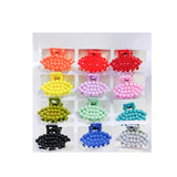 Unique Design Hair Claw Clips - 12 Pcs (C130)