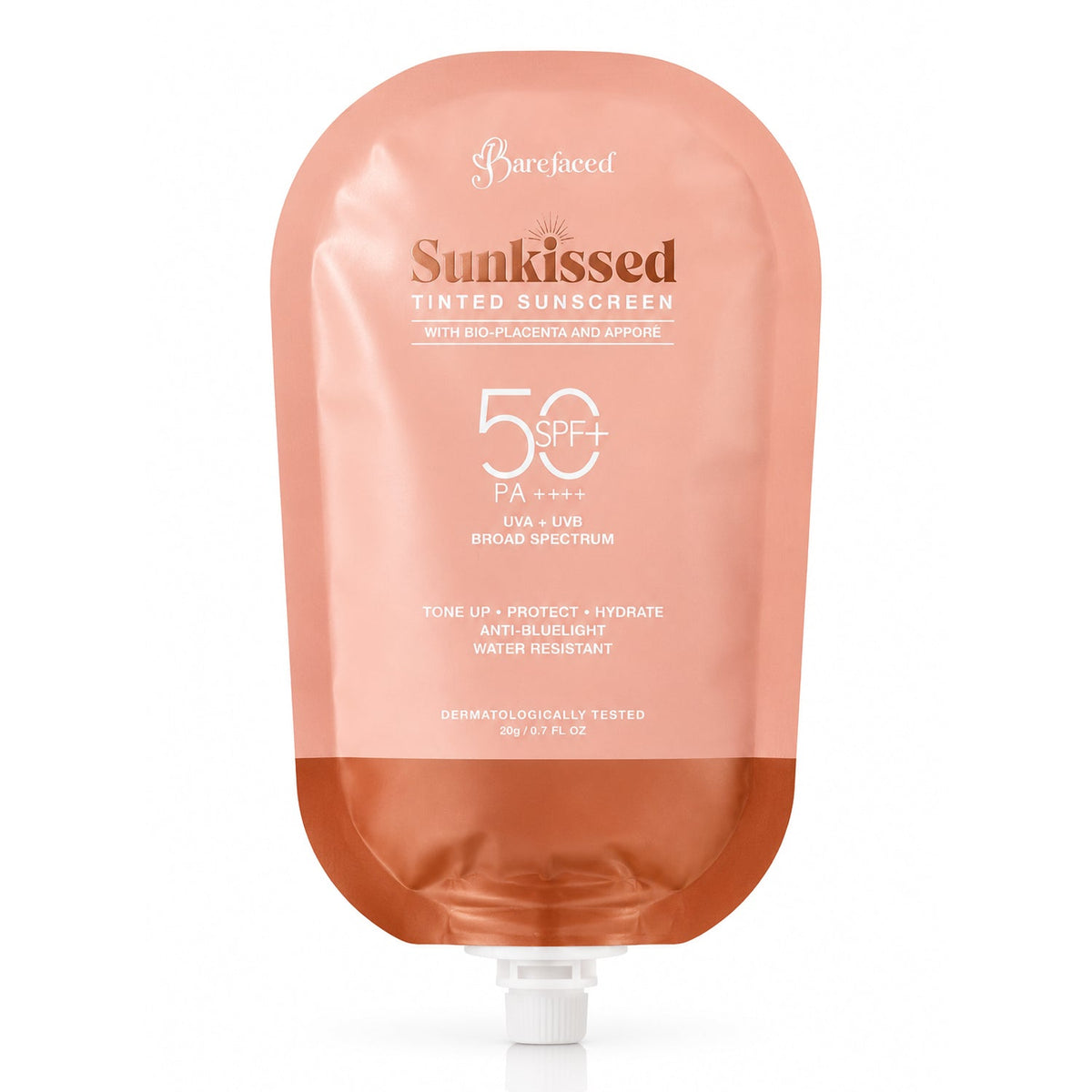Barefaced Sunkissed Tinted Sunscreen SPF50+ - 20g