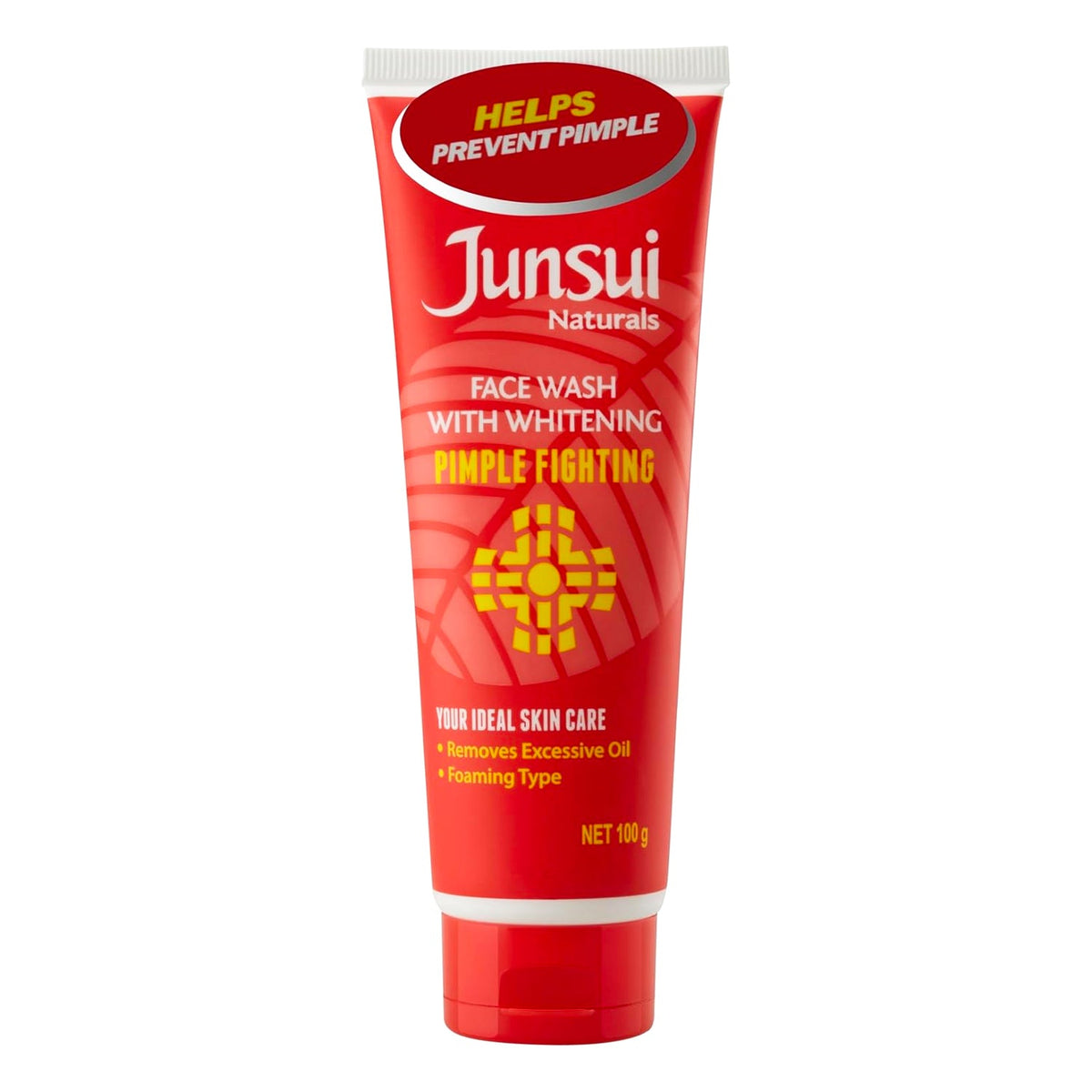 Junsui Naturals Face Wash With Whitening Pimple Fighting - 100g