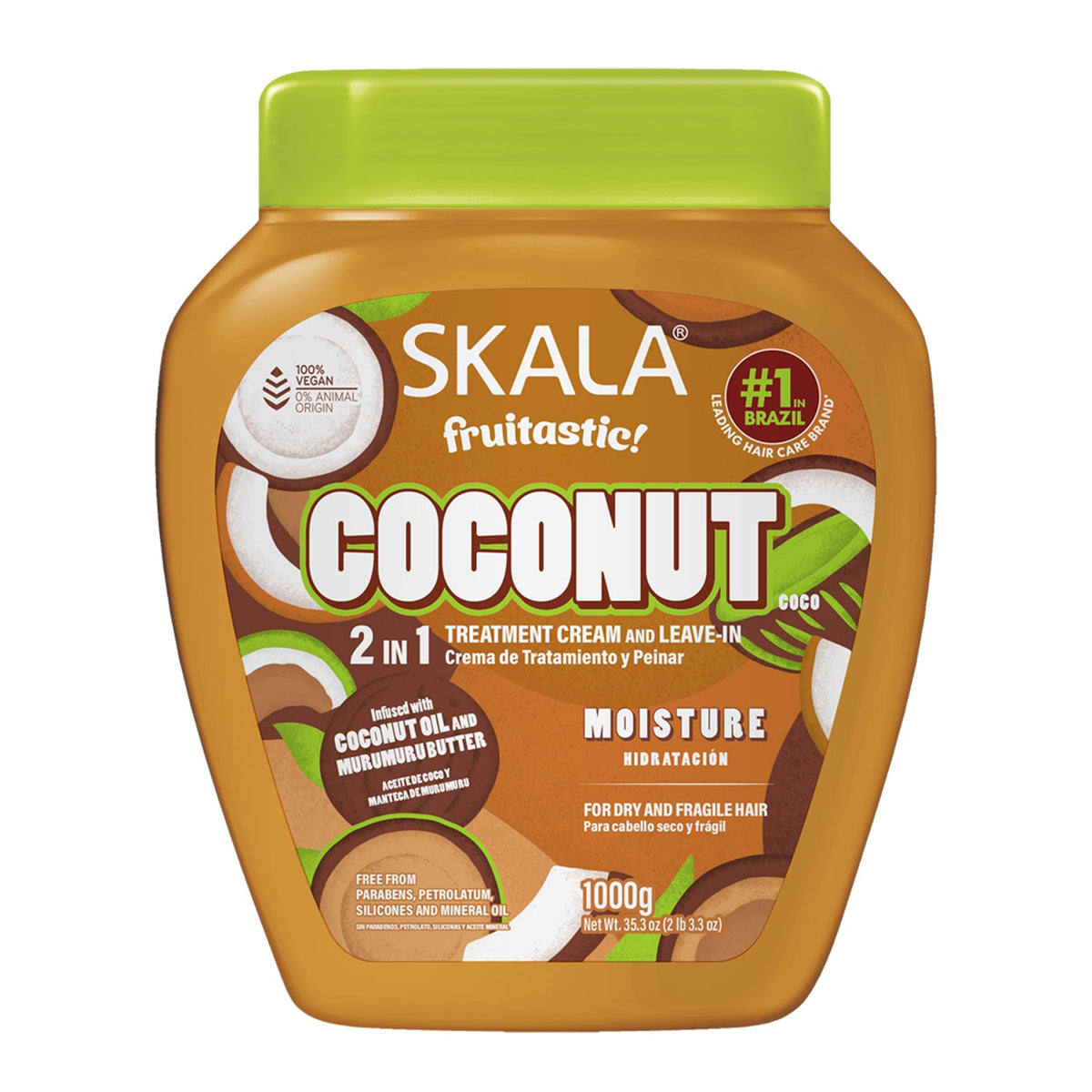 Skala Fruitastic Coconut 2 In 1 Hair Moisture Treatment Cream - 1000g