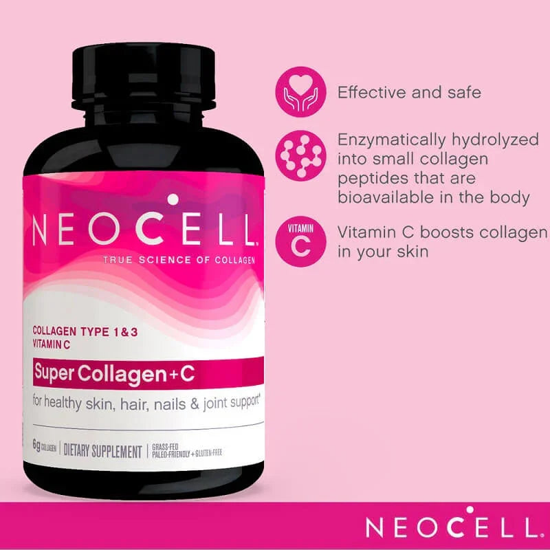 Neocell Syrup Neocell Super Collagen +C Type 1 & 3 - 250s – Moon Kuwait