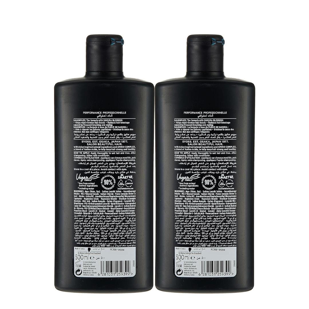 Syoss Salonplex Shampoo For Stressed & Damaged Hair - 500ml+500ml