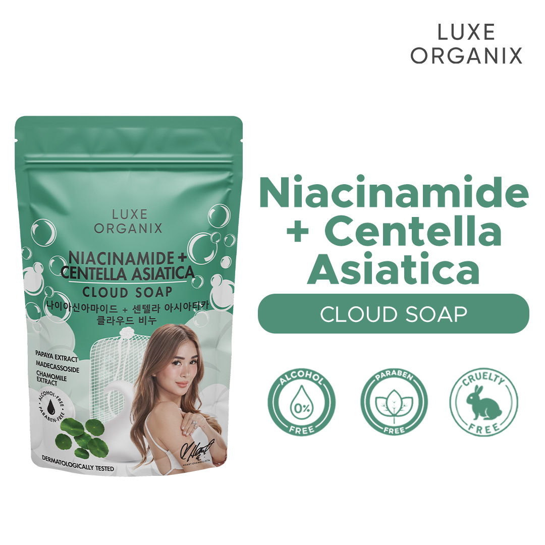 Luxe Organix Niacinamide + Centella Asiatica Cloud Soap - 180g