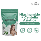Luxe Organix Niacinamide + Centella Asiatica Cloud Soap - 180g