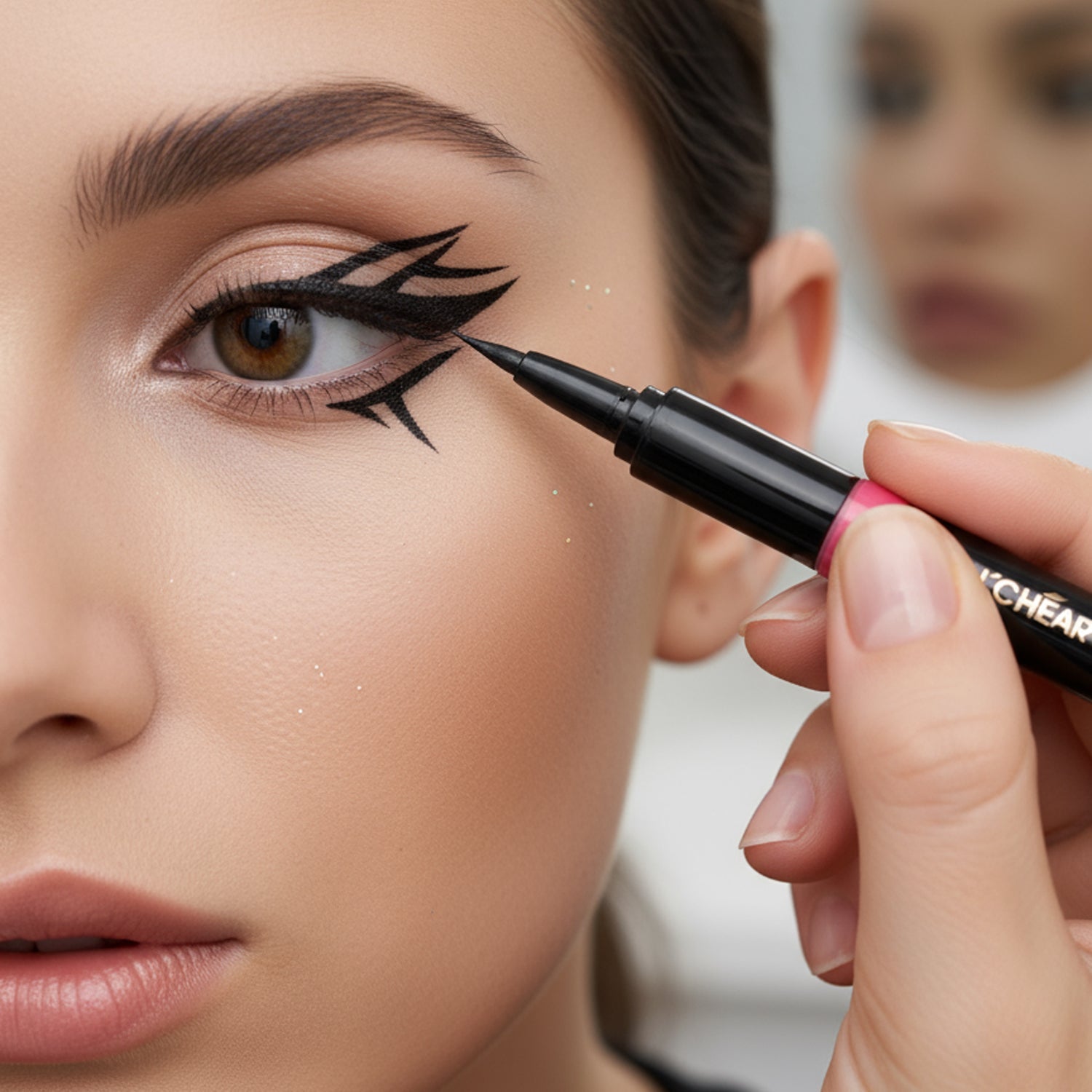 L'Chear Smooth Cool Black Liquid Eyeliner - 1g