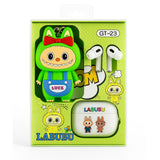 Labubu Wireless Earbuds With Cute Cartoon Toy GT-23
