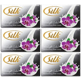 Silk Midnight Orchid Moisturizing Milk Cream Soap - 120g x 6 Pcs