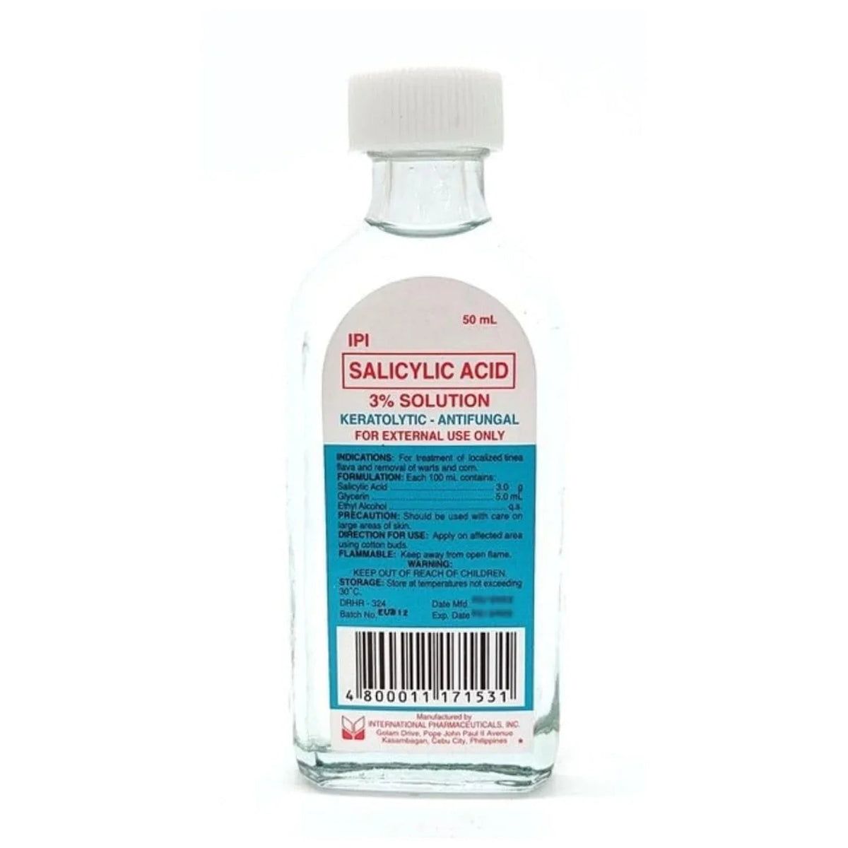 Ipi Solution IPI Salicylic Acid 3% Solution Antifungal - 50ml – Moon Kuwait