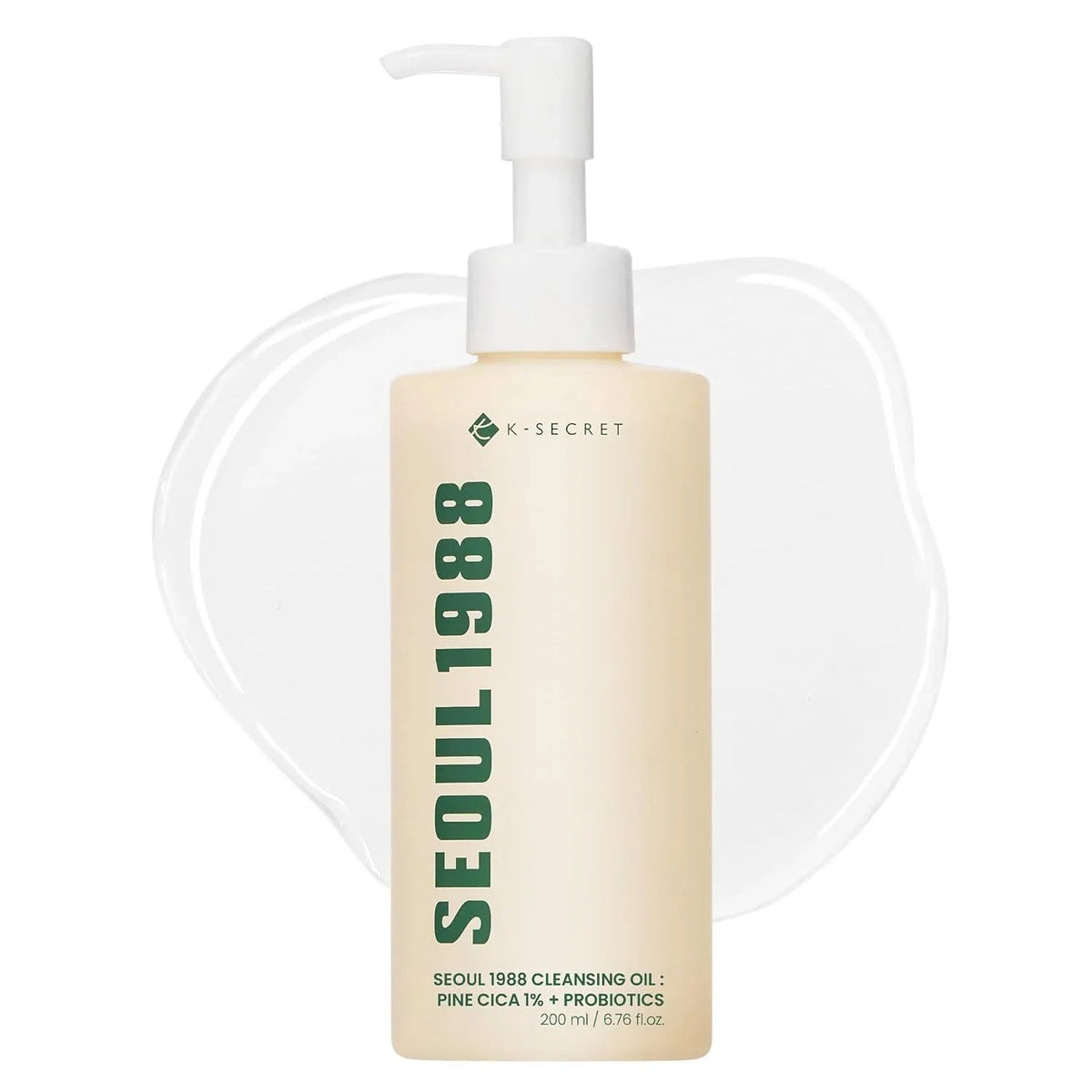 K-Secret Seoul 1988 Cleansing Oil Pine CICA 1% + Probiotics - 200ml