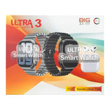 Big 2.3 Infinite Display Smartwatch + TWS - Ultra 3