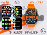 ساعة Hie-Q الذكية بشاشة Amoled مع حزامين - HQ U1
