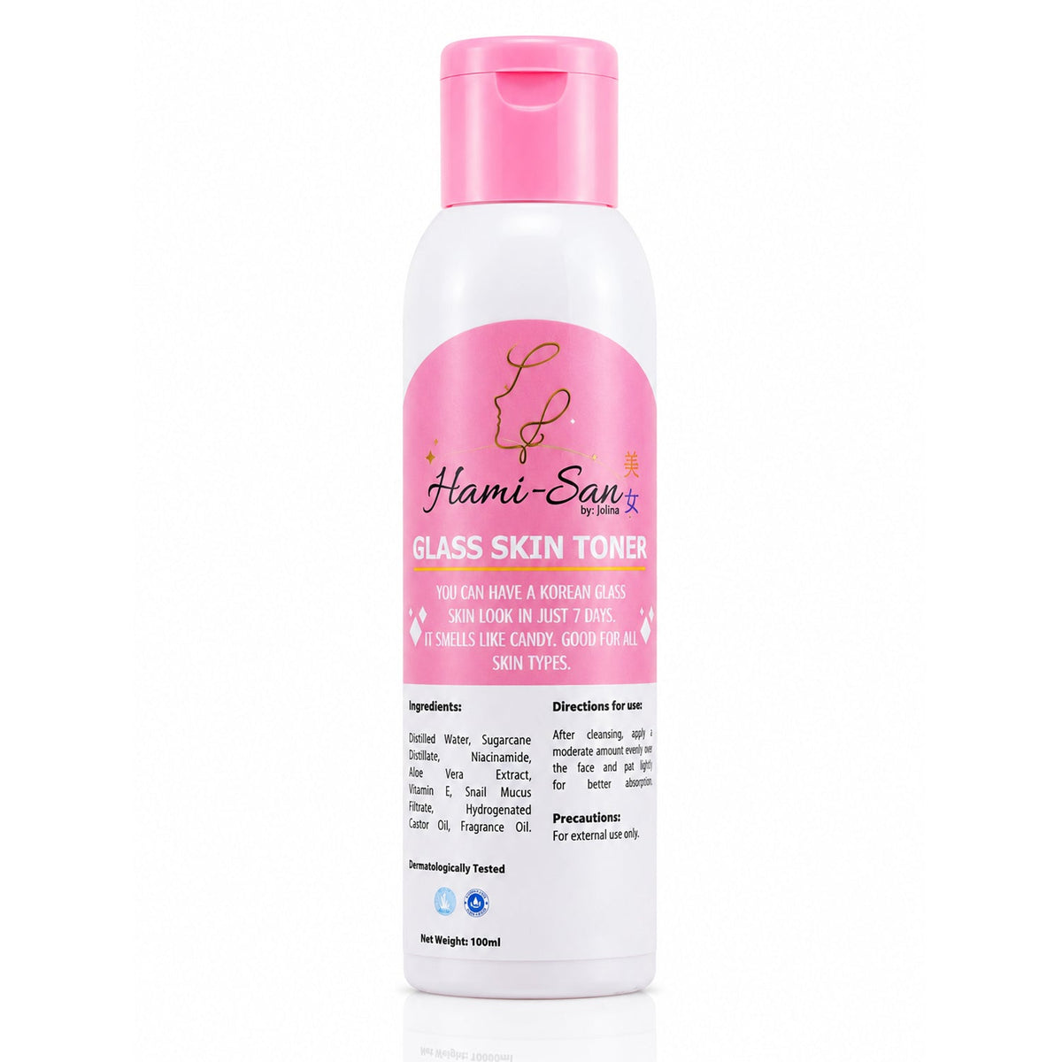 Hami-San Glass Skin Toner - 100ml