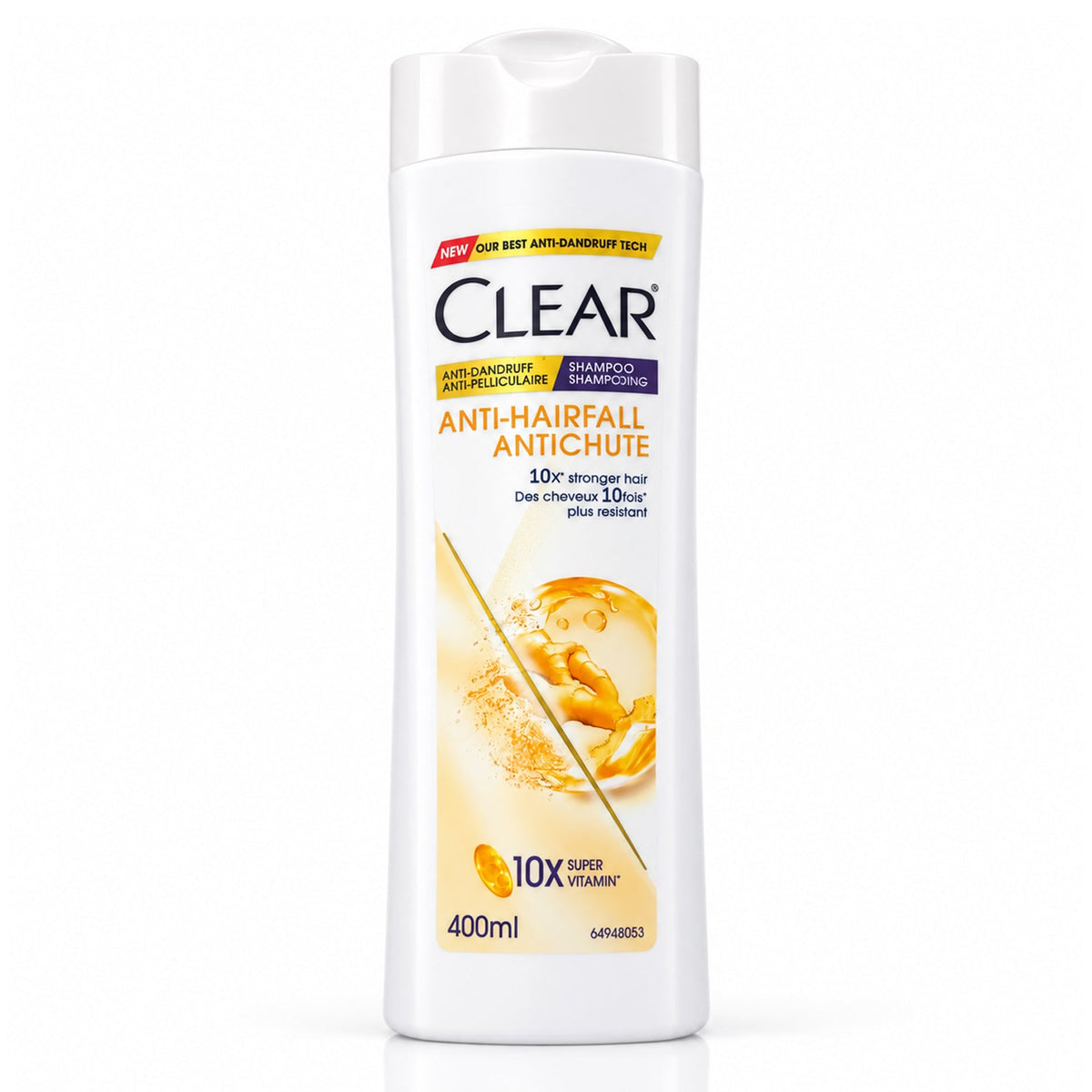 Clear Anti-Hairfall & Anti-Dandruff Shampoo - 400ml
