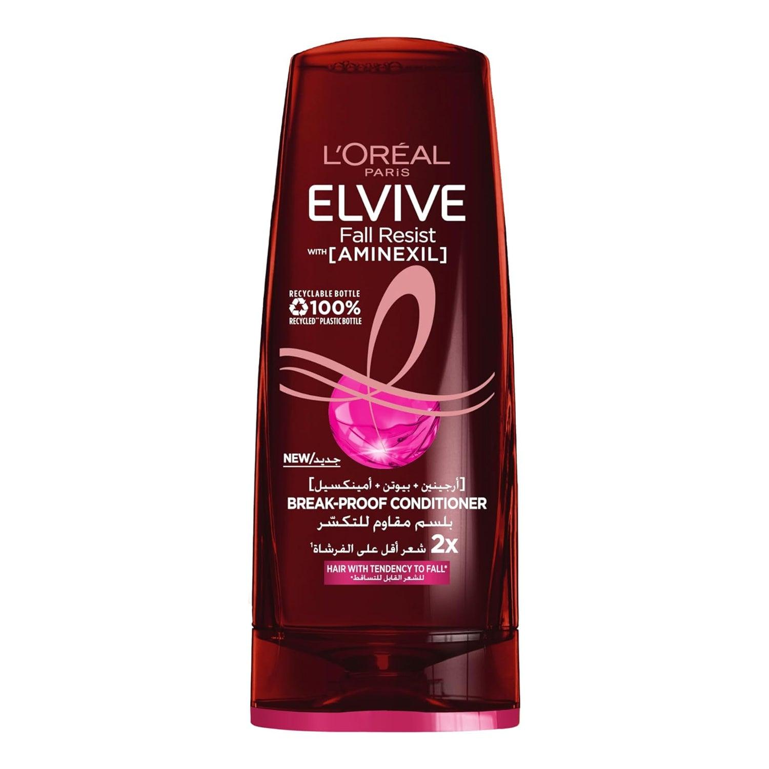 L'Oreal Paris Elvive Fall Resist Reinforcing Shampoo + Conditioner - 400ml + 360ml