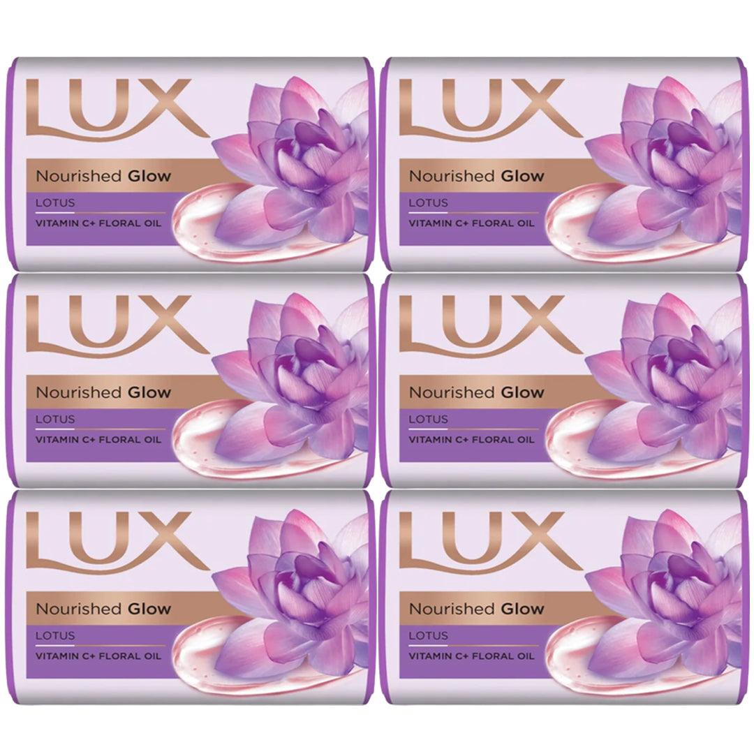 Lux Nourished Glow Lotus Soap Bar - 6 x 170g