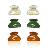 Unique Design Hair Claw Clips - 6 Pcs (C137)