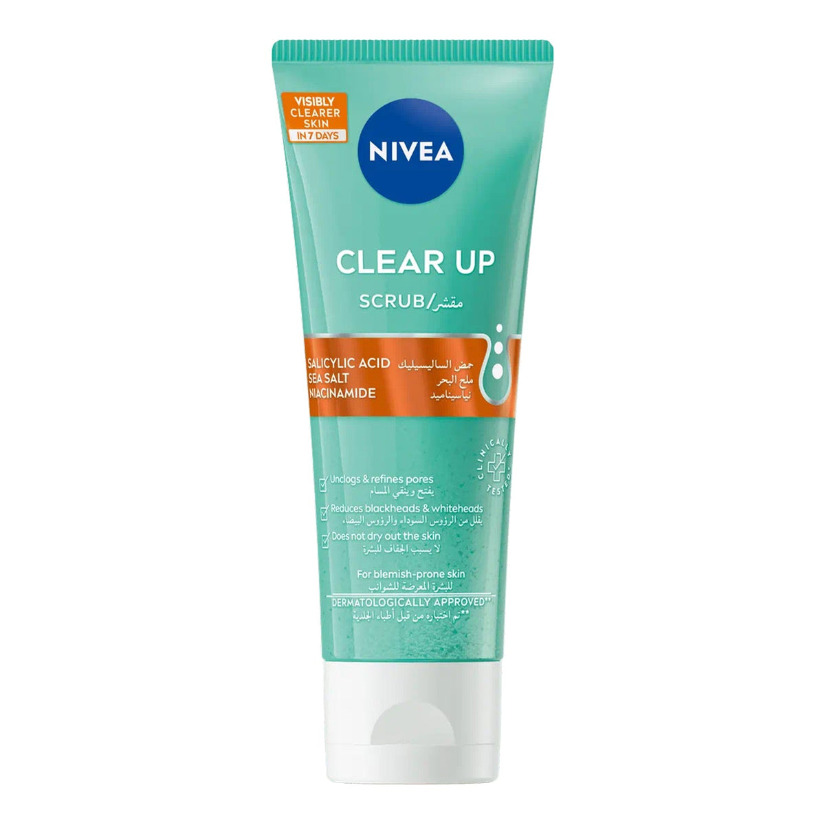 Nivea Clear Up Face Scrub - 75ml