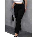 Women's Regular Fit Cargo Pant HY-6-35#