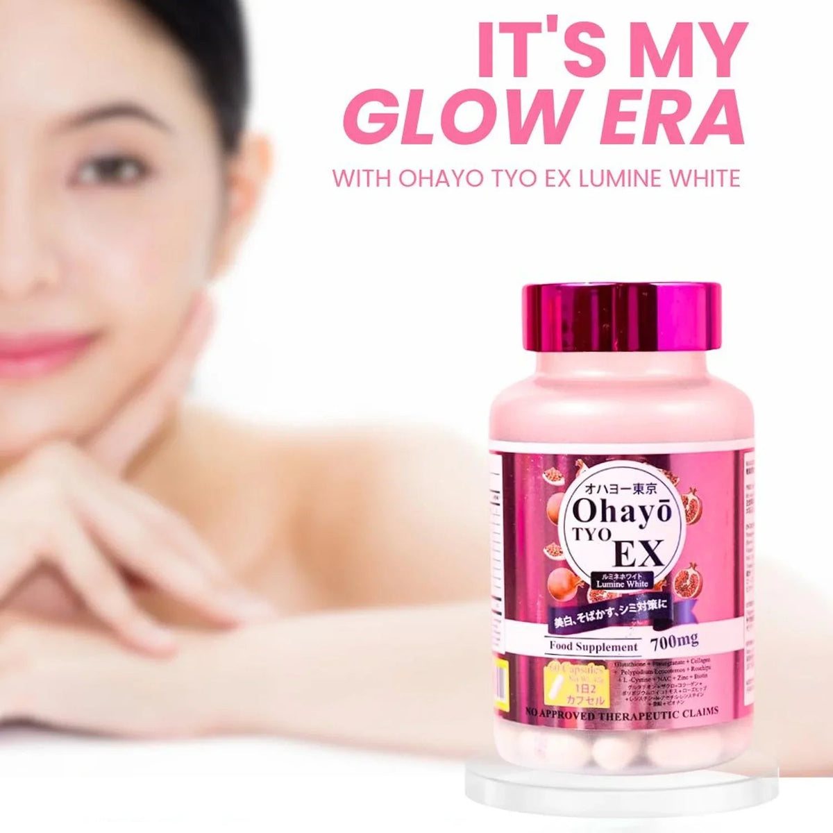 Ohayo Tyo EX Lumine White Glutathione - 60s (JAPAN)