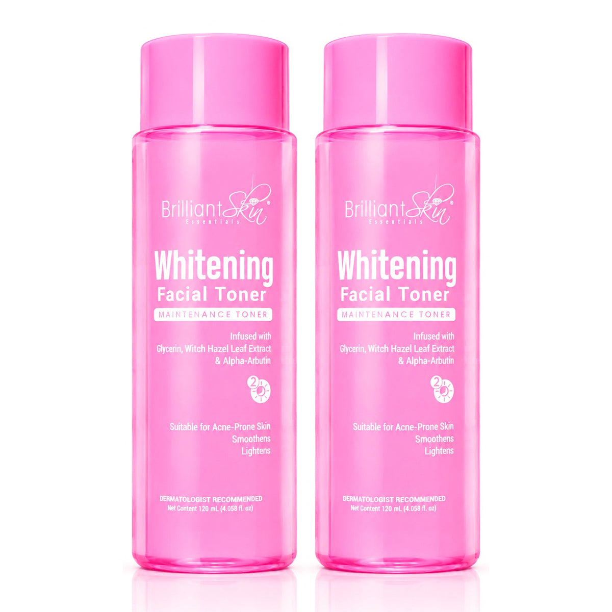 Brilliant Skin Brightening Facial Toner - 120ml (1+1) Offer
