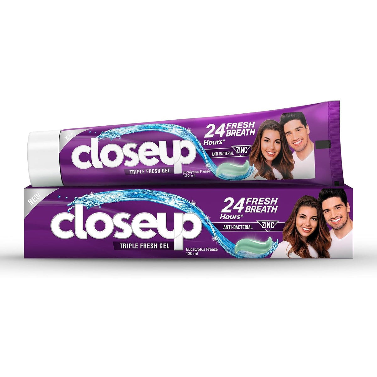 Closeup Triple Fresh Gel Toothpaste Eucalyptus Freeze - 156g