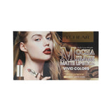 Lchear Mocha Mirage Matte Lipstick Vivid Colors - 3.5g × 6Pcs