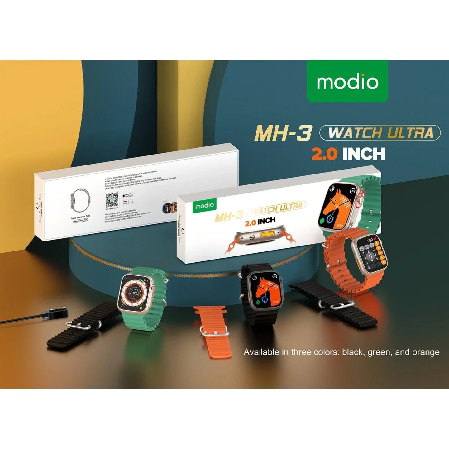 Modio Ultra Modio - Original Smart Watch Ultra MH-3 – Moon Kuwait
