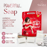 Hami-San Hijo Body Peeling Soap - 5Pcs × 50g
