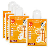 Kiss Beauty Pro-Collagen Firming & Wrinkle Repair Face Mask - 30ml (3+1) Offer