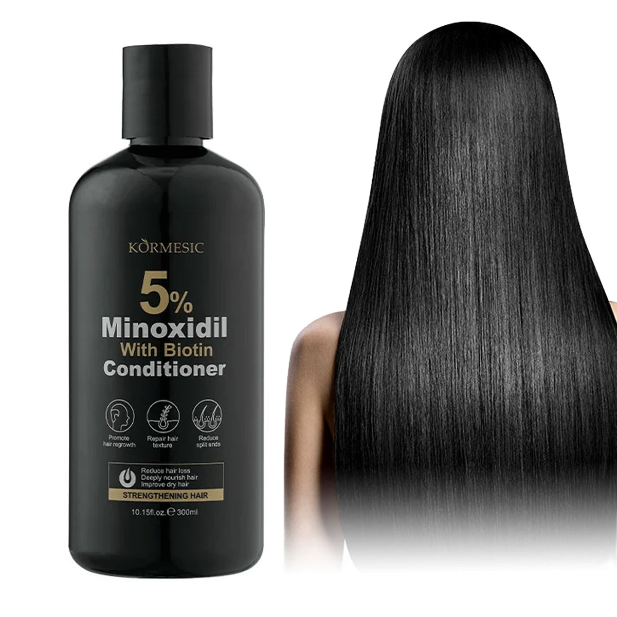 Kormesic 5% Minoxidil With Biotin Conditioner - 300ml