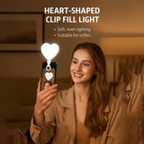 Heart Shape Clip-on Selfie Light - K02