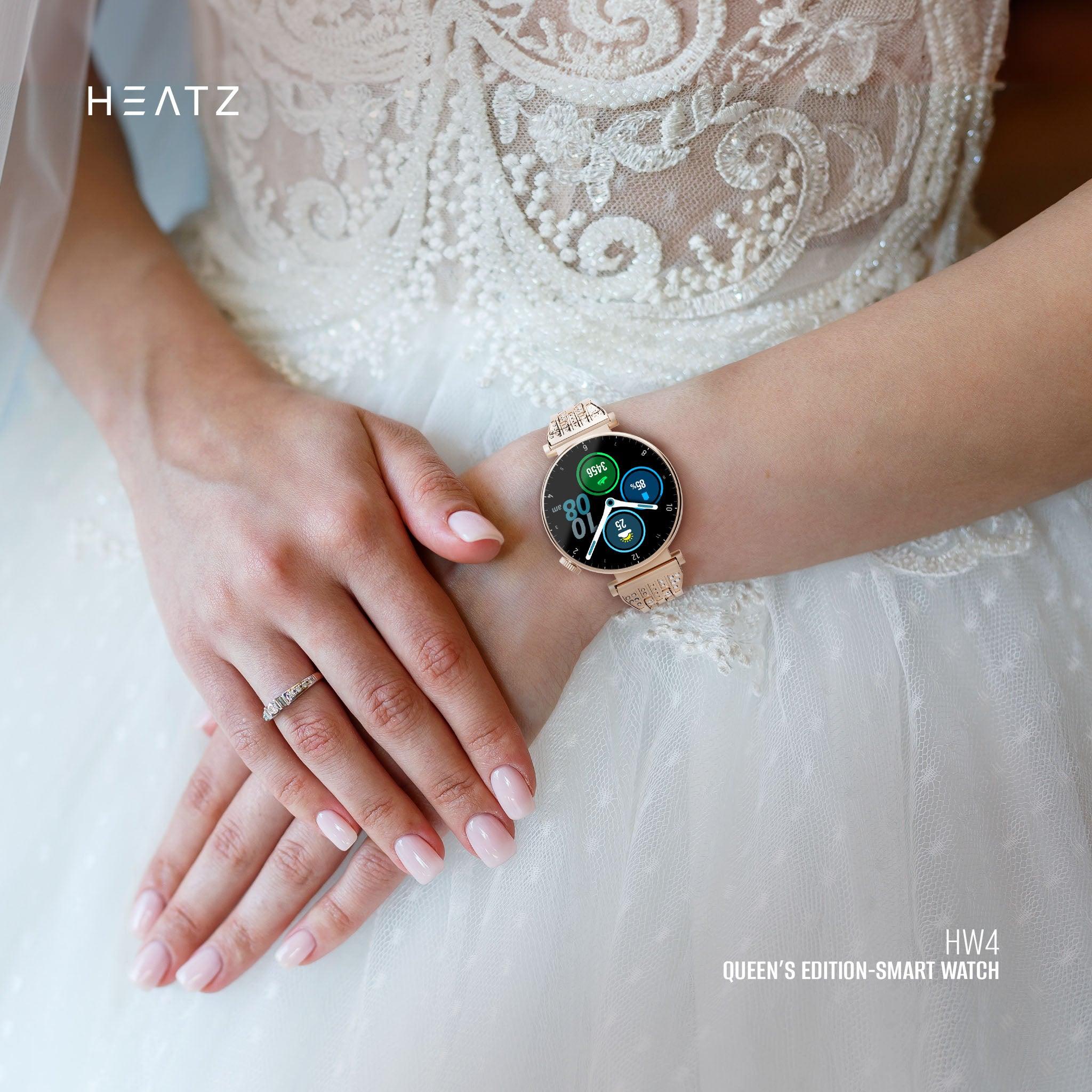 ساعة HEATZ Queens Edition الذكية للسيدات مع 3 أزواج من الأشرطة HW4