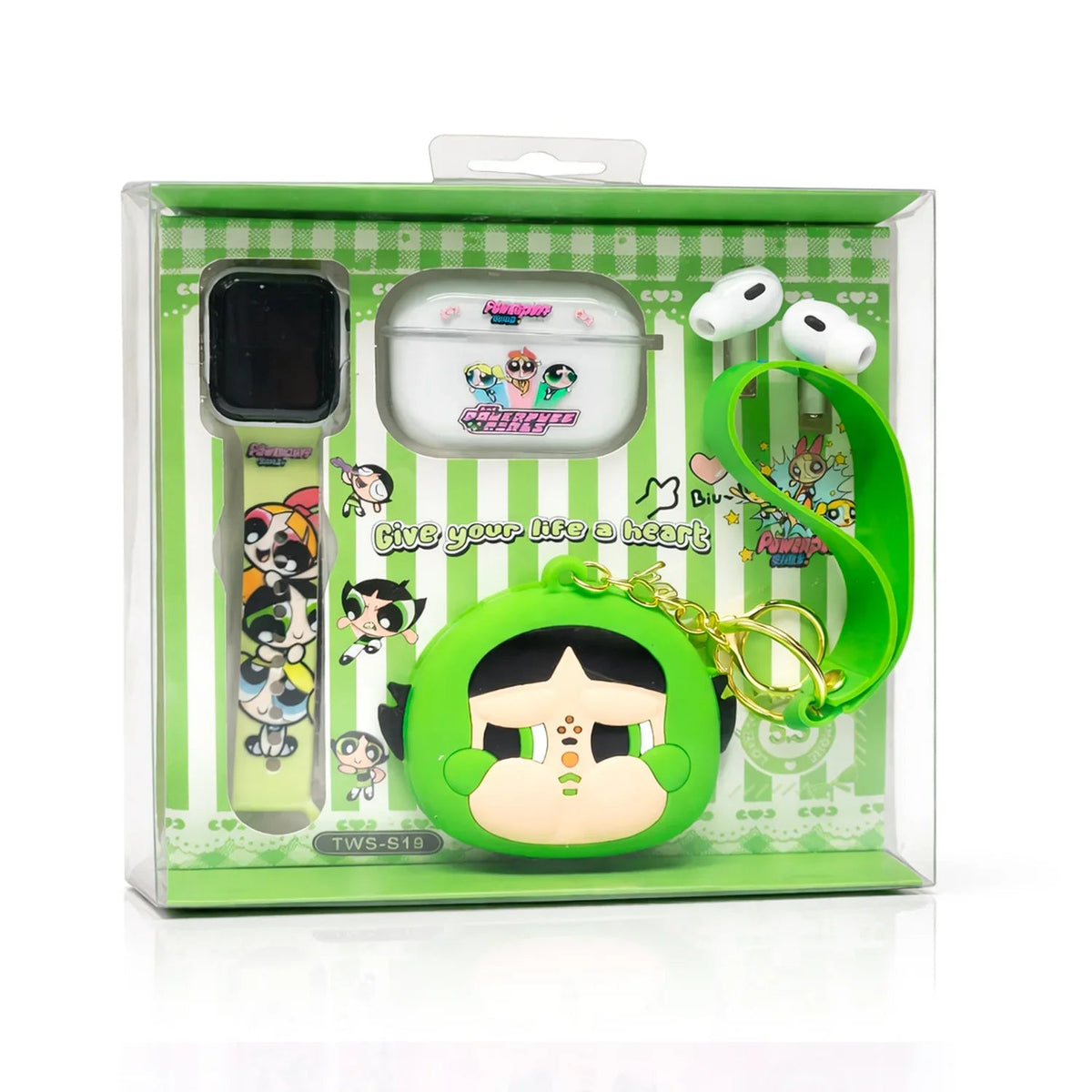 Labubu Wireless Earbuds With Smart Watch & Coin Purse TWS-S19