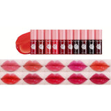 Dragon Ranee Straw Berry Long Lasting Lips Tint - 3.5ml × 10 Pcs