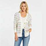 Women's Striped Long Sleeve Soft Knit (RA96)