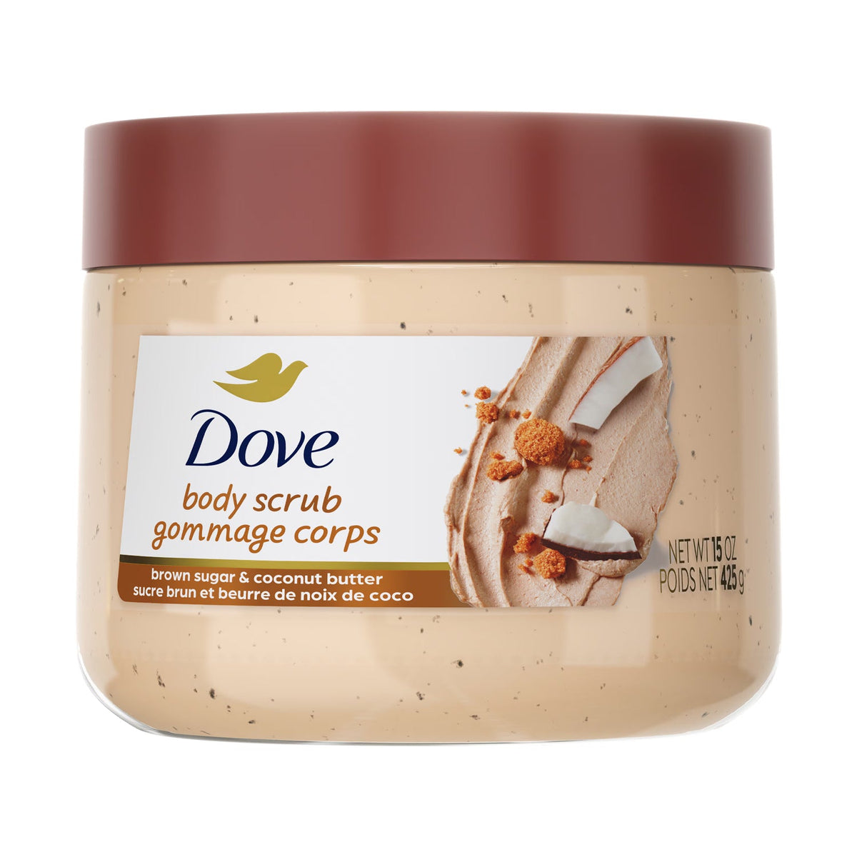 Dove Brown Sugar & Coconut Butter Body Scrub - 425g