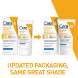 CeraVe Hydrating Mineral Sunscreen SPF 30 Light Sheer Tint - 50ml