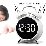 Honey Time LED Display Twin Bell Alarm Clock HL-8896-1