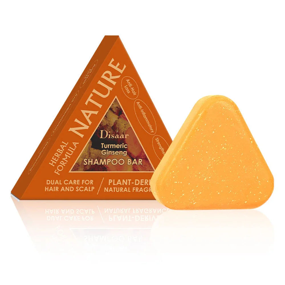 Disaar Turmeric & Ginseng Shampoo Bar - 120g