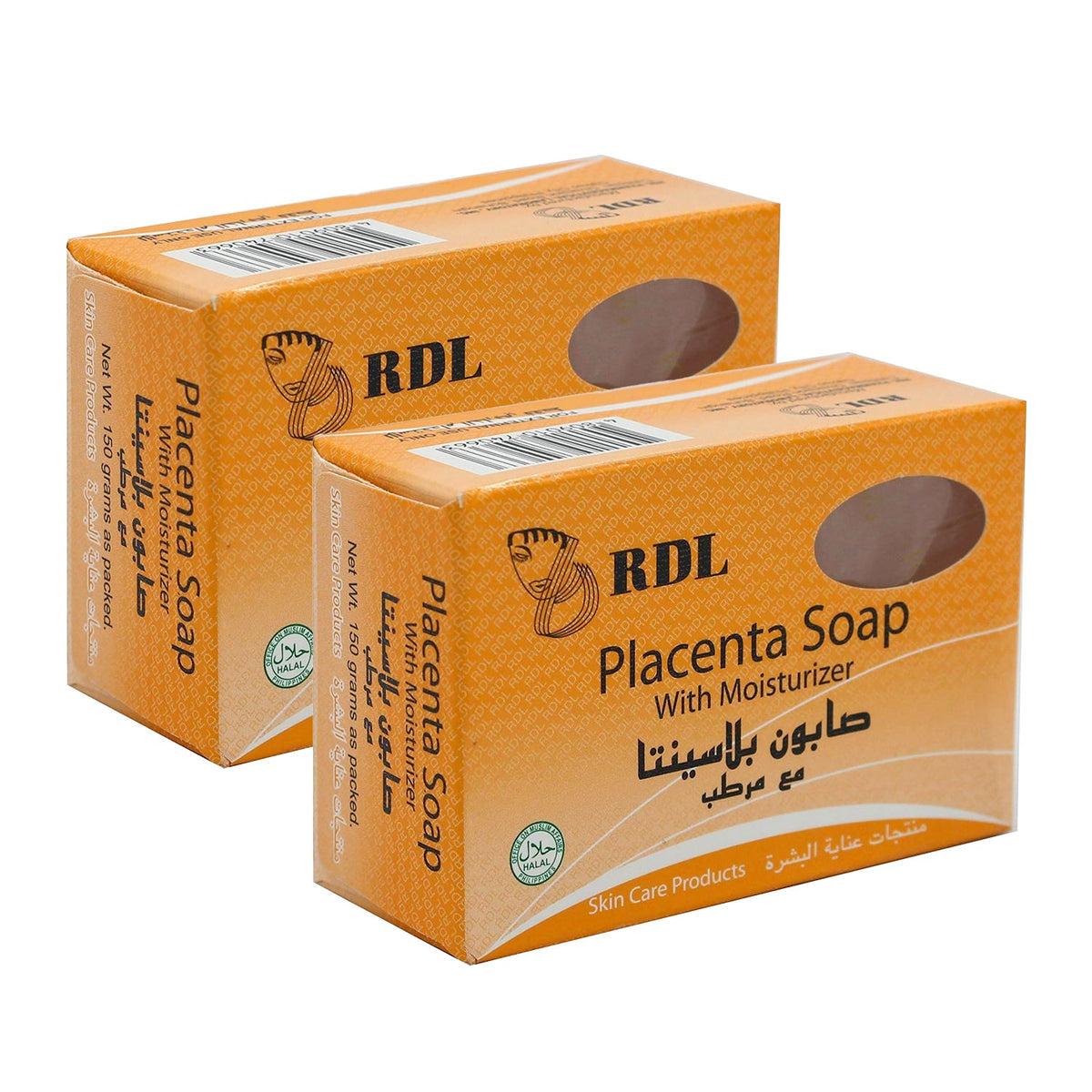 RDL Placenta Soap With Moisturizer For Body - 150g (1+1) Offer