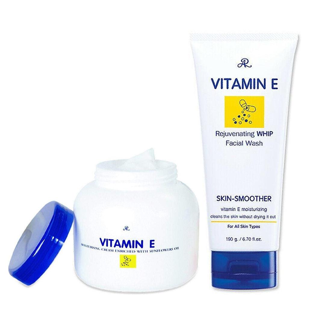 AR Vitamin E Moisturising Cream & Facial Wash - 200ml+190g (Offer)