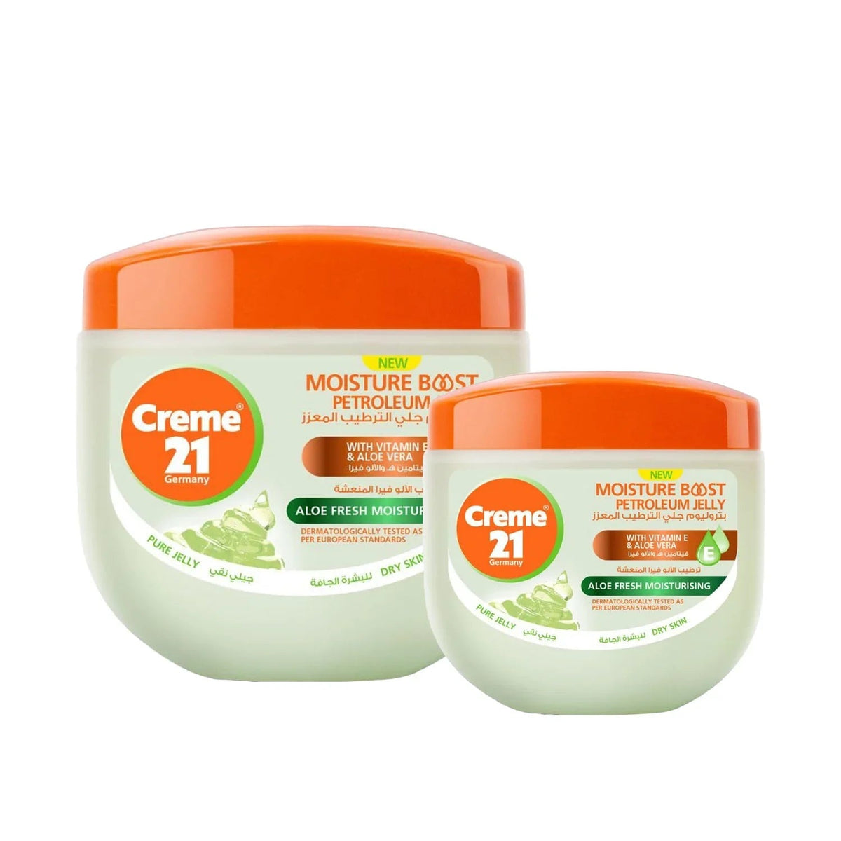 Creme 21 Aloe Fresh Moisturizing Petroleum Jelly - 300ml + 100ml